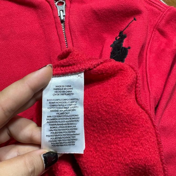 Polo R L Big Pony Zip Hoodie