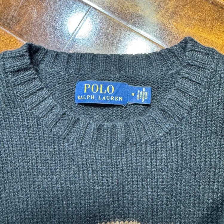 Polo R L Bear Knit Sweater