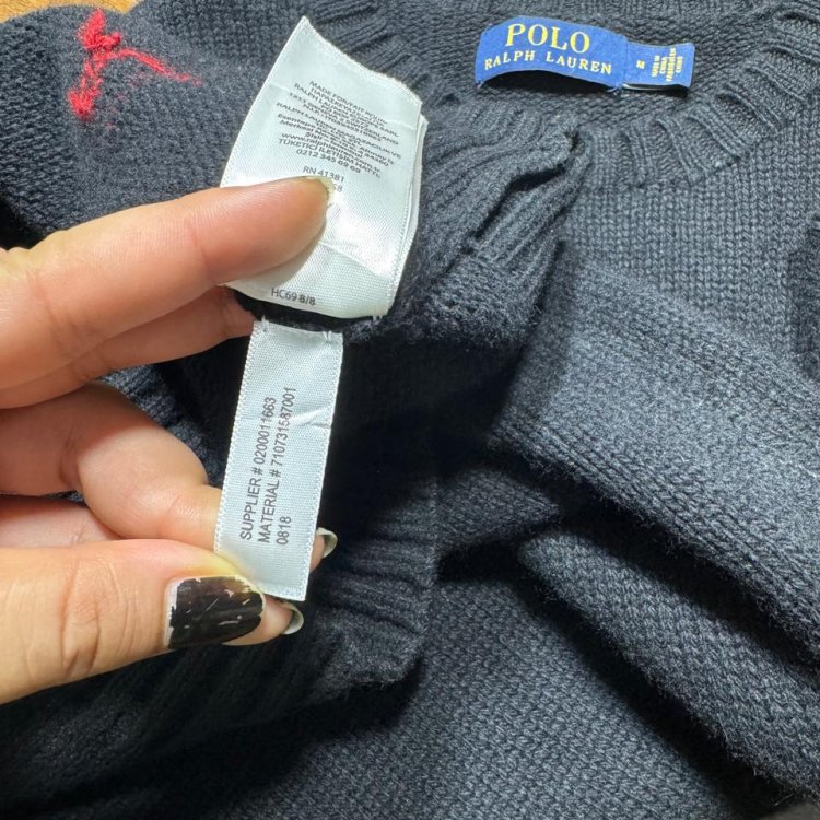 Polo R L Bear Knit Sweater