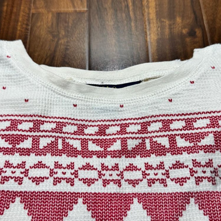 Polo Ralph Lauren Waffle Knit Top Size XL