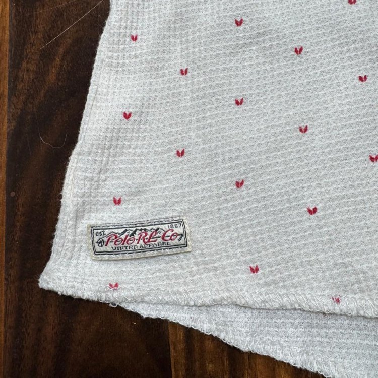 Polo Ralph Lauren Waffle Knit Top Size XL