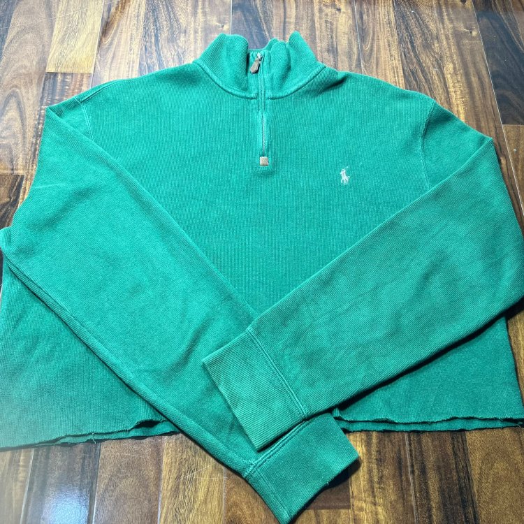 90s Polo Ralph Lauren 1/4 Zip Size L 100% Cotton