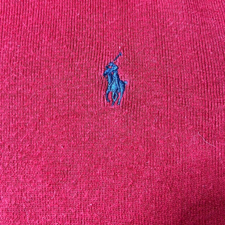Polo by Ralph Lauren Red Knit Sweater