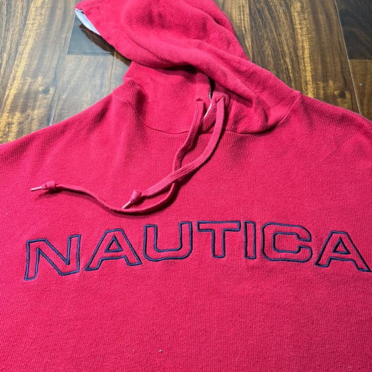 Nautica Spellout Hoodie Size M