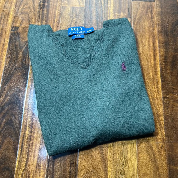 Polo Ralph Lauren  Slim Fit Stretch V-Neck Sweater