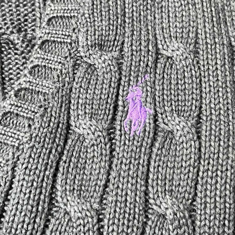 Ralph Lauren Cable Knit V-Neck Size S