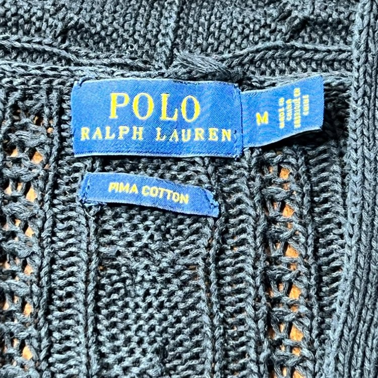 Ralph Lauren Cable Knit V-Neck Size S