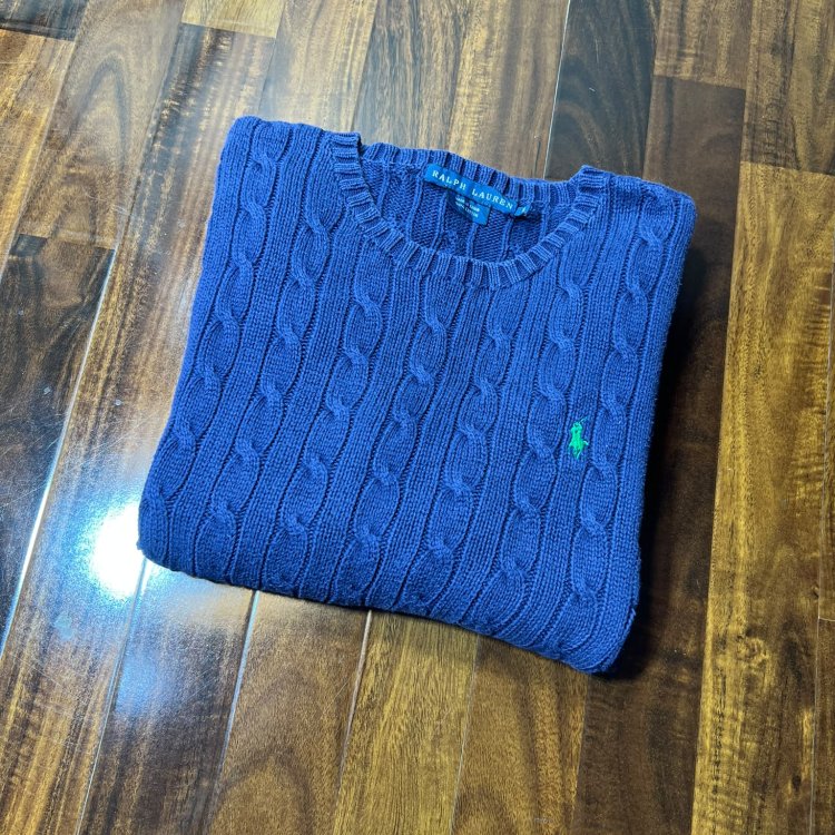 Ralph Lauren Cable Knit Sweater Size XL