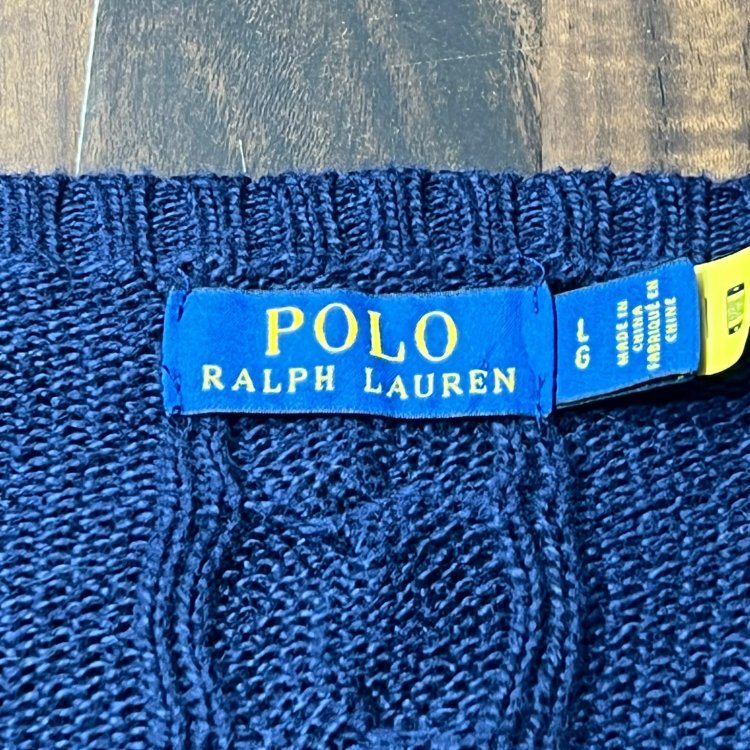 Polo Ralph Lauren Cable Knit Sweater Size L