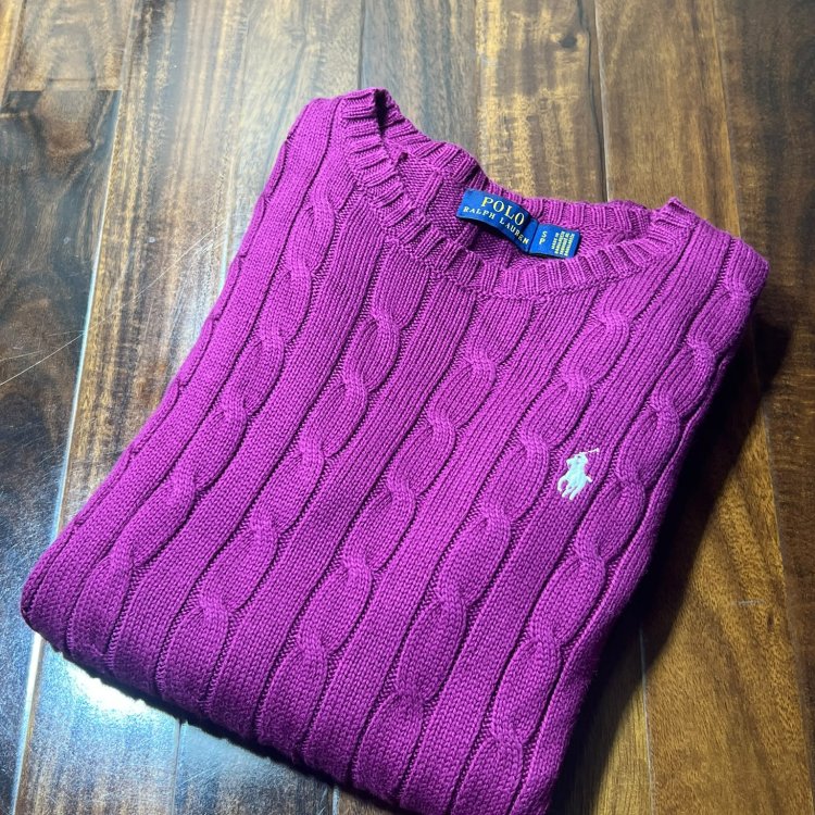 Polo by Ralph Lauren Cable Knit Crew Sweater