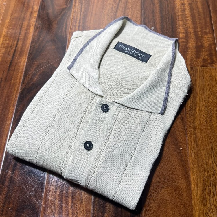 Yves Saint Laurent Pour Homme Knit Polo