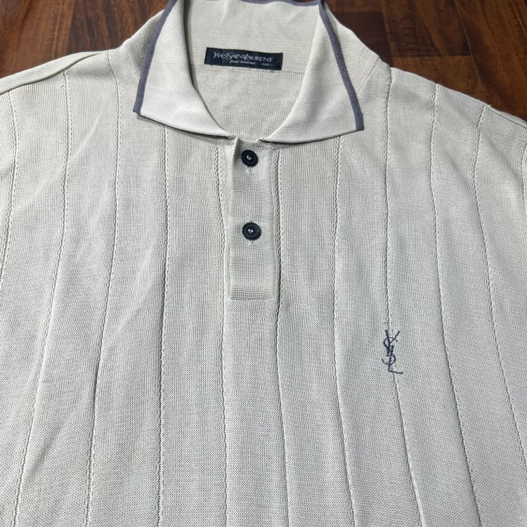 Yves Saint Laurent Pour Homme Knit Polo