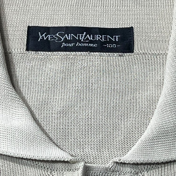 Yves Saint Laurent Pour Homme Knit Polo