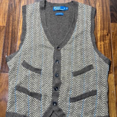 Polo R L Wool Knit Vest