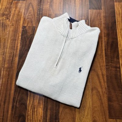 Polo Ralph Lauren 1/4 Zip Knit Sweater
