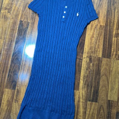 Polo Ralph Lauren Cable Knit Dress Size L 12-14