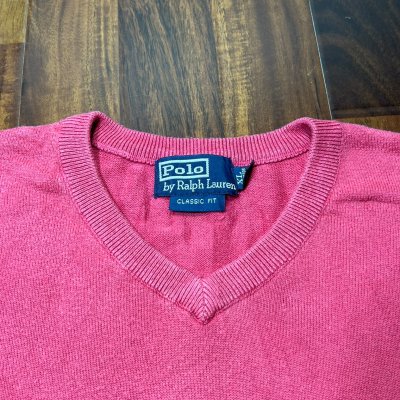 Polo Ralph Lauren V-Neck Sweater Size XL