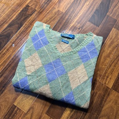 Polo by Ralph Lauren 15% Cashmere Tweed Knit Sweater