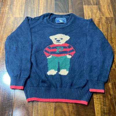 Polo Bear Knit Sweater Size S|Kids