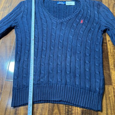 Polo Ralph Lauren  Cable Knit V-Neck Sweater