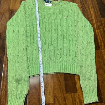 Ralph Lauren Cable Knit Crew Neck Sweater