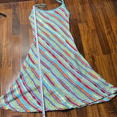 COOGI Australia Multi-Color Striped Knit Midi Dress